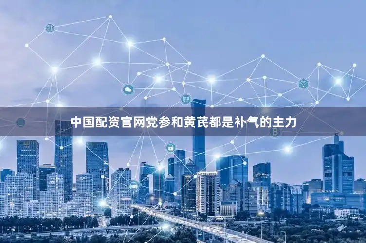 中国配资官网党参和黄芪都是补气的主力